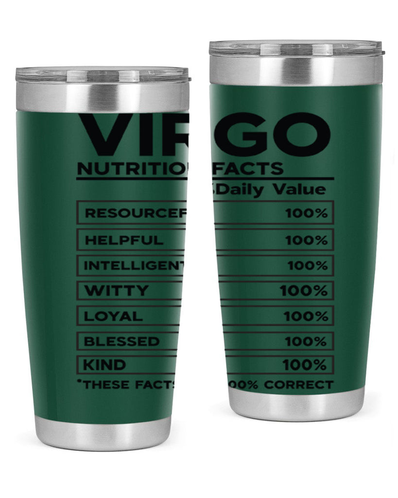 Virgo Nutrition Facts 530#- zodiac- Tumbler