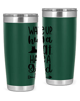 Wake Up Hug A Cat Style 108#- cat- Tumbler