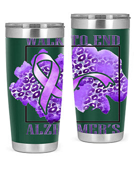 Walk o End AlzheimerS Purple Ribbon 220#- alzheimers- Tumbler