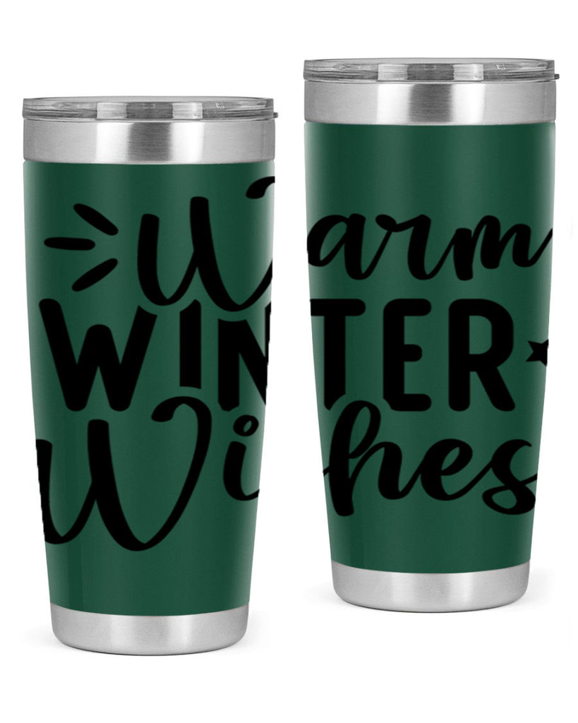Warm Winter Wishes459#- winter- Tumbler