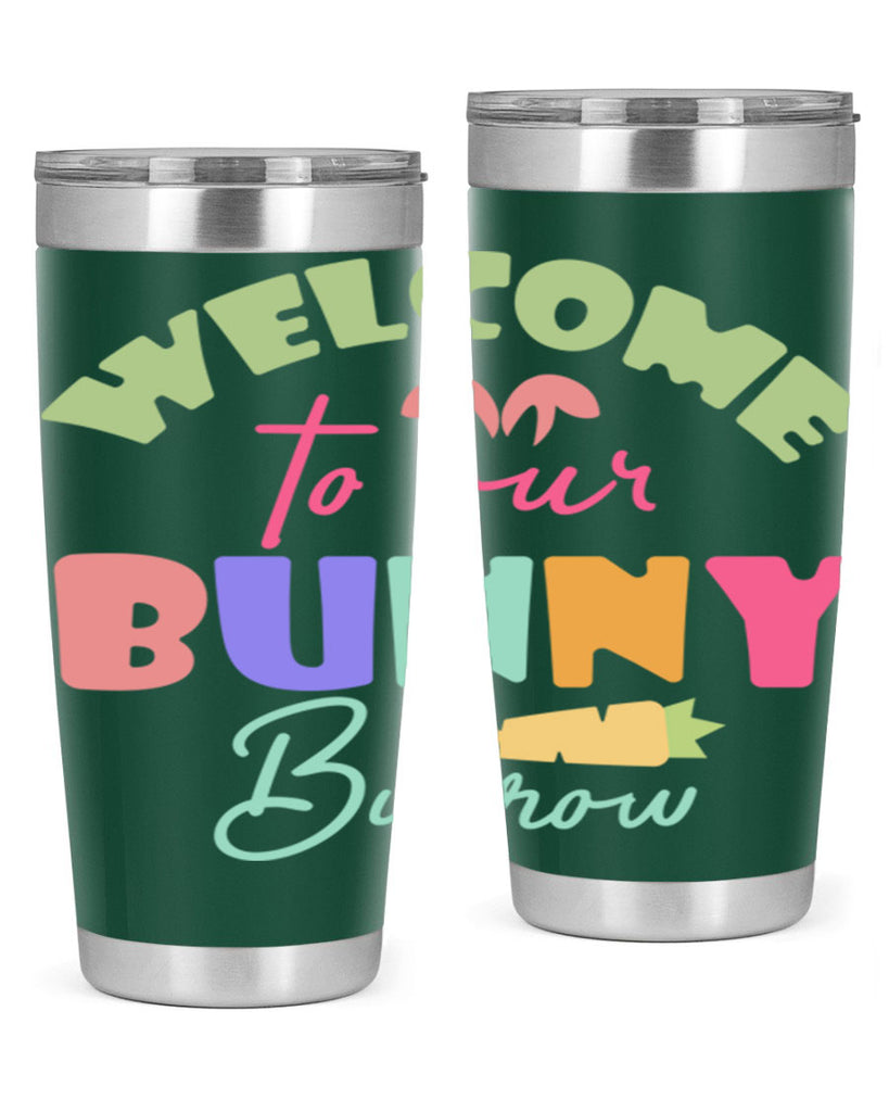 Welcome to our bunny burrow588#- spring- Tumbler
