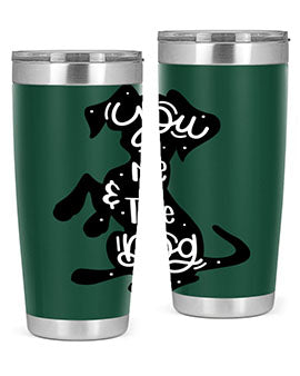 You Me The Dogs Style 4#- dog- Tumbler