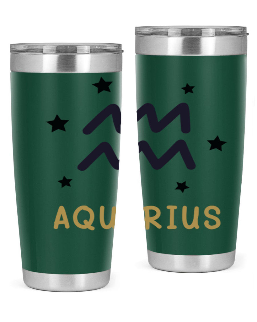 aquarius 83#- zodiac- Tumbler