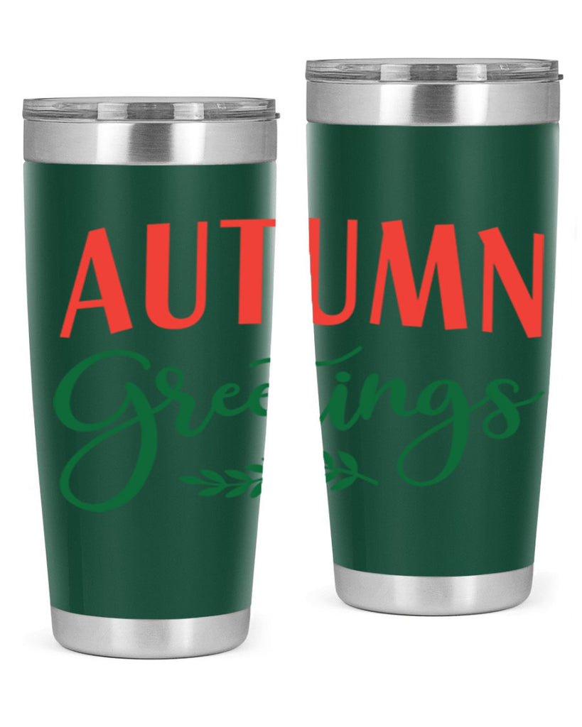 autumn greetings 14#- fall- Tumbler