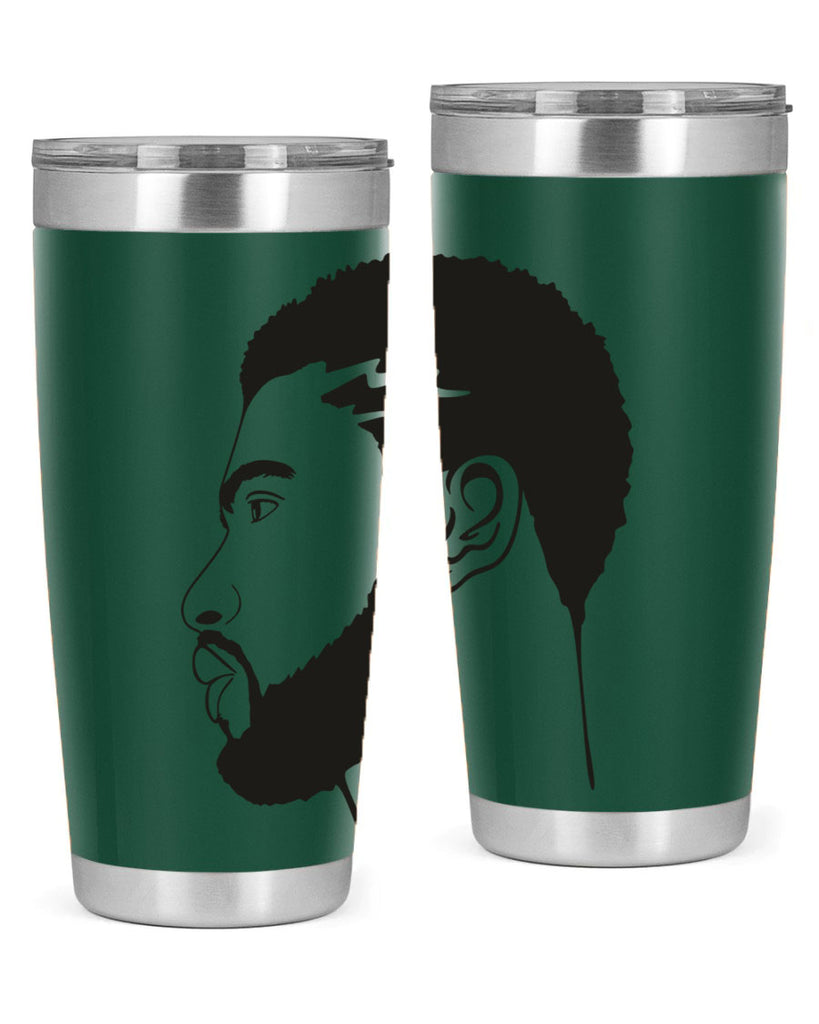 beardman 52#- black men - boys- tumbler