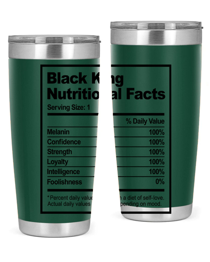 black king nutritional facts 231#- black words phrases- Cotton Tank