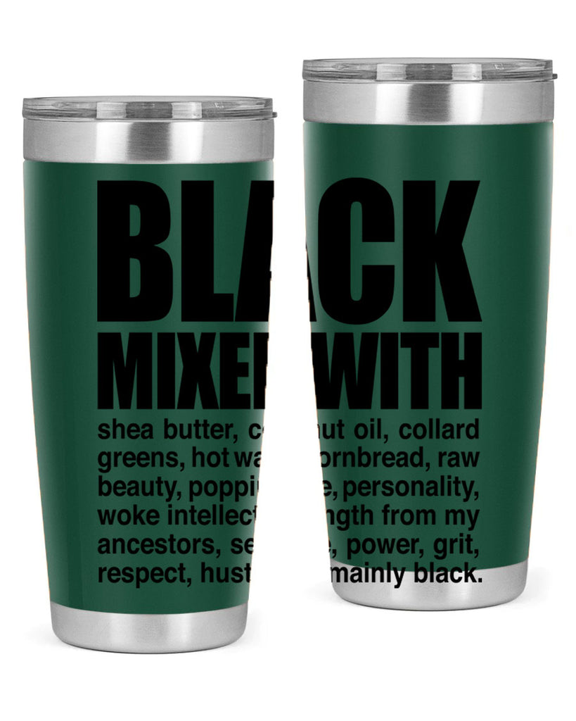 black mixed with 227#- black words phrases- Cotton Tank