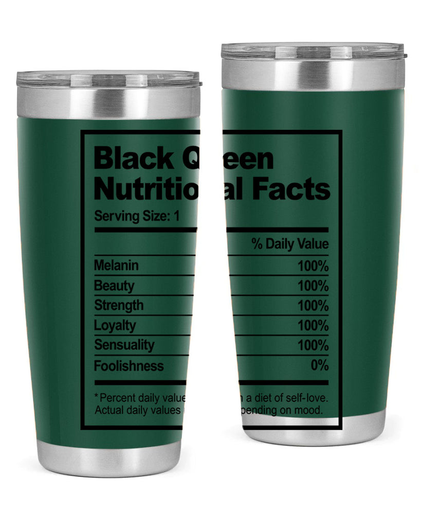black queen nutritional facts 219#- black words phrases- Cotton Tank