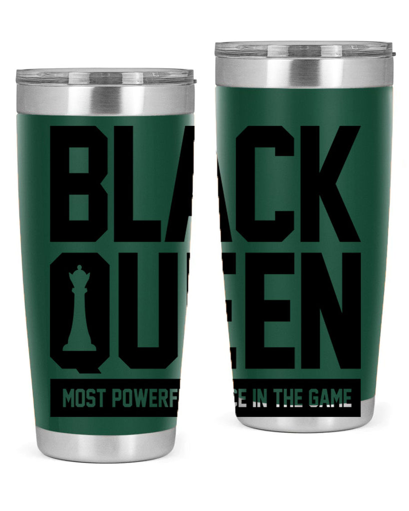 black queenchess 194#- black words phrases- Cotton Tank