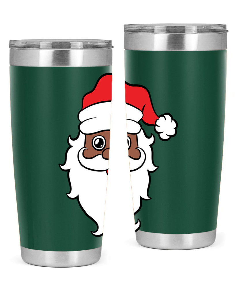 black santa 25#- black men - boys- tumbler