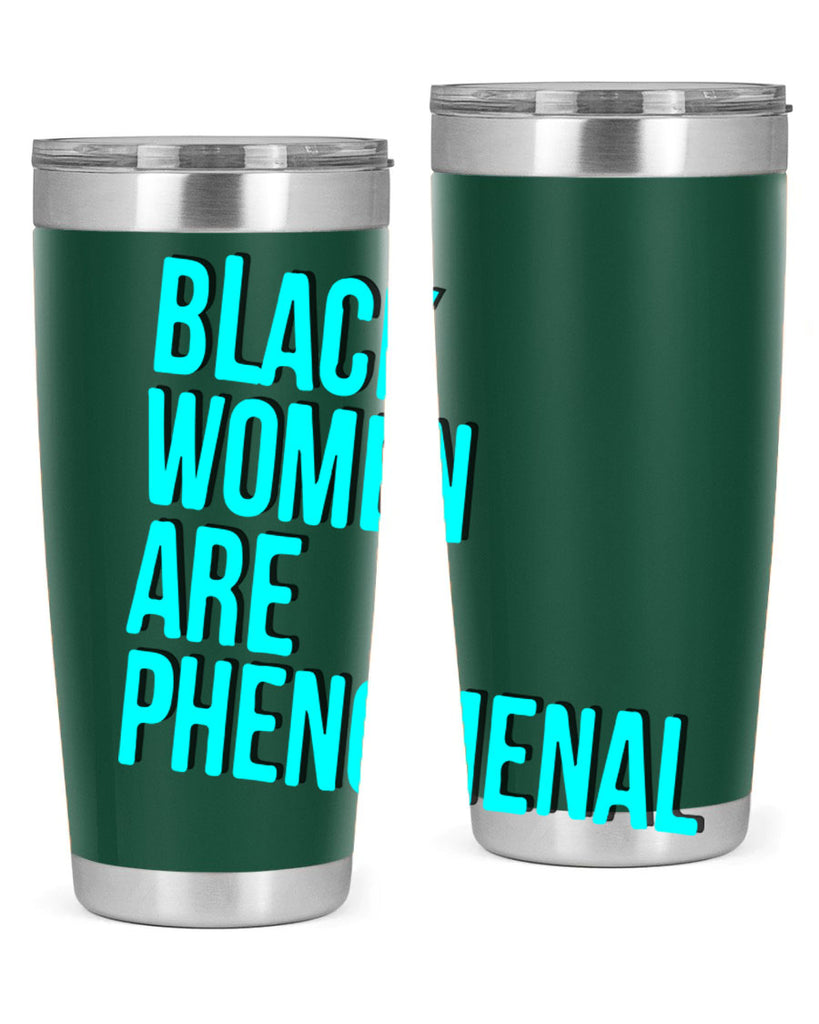 black woman are phenomenal color 216#- black words phrases- Cotton Tank