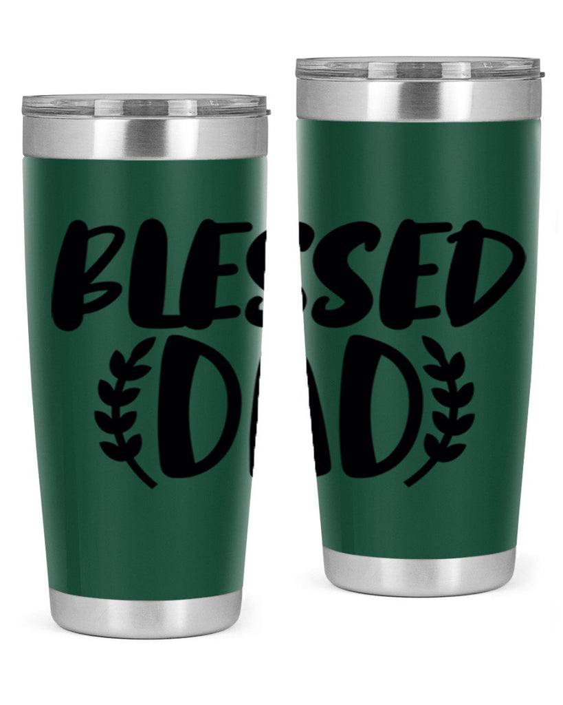 blessed dad 36#- dad- Tumbler