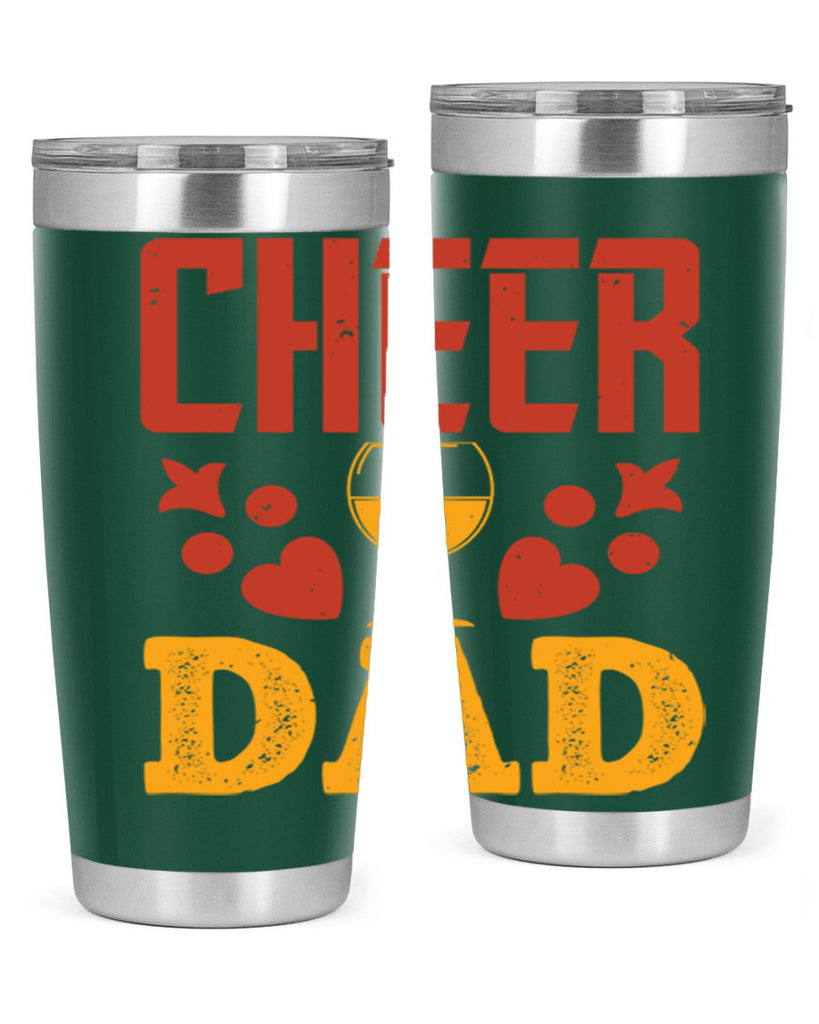 cheer dad 121#- fathers day- Tumbler