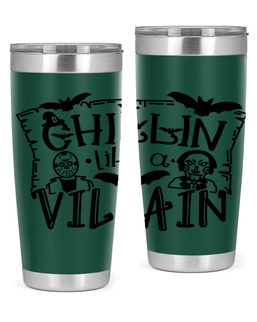 chillin like a villain 82#- halloween- Tumbler