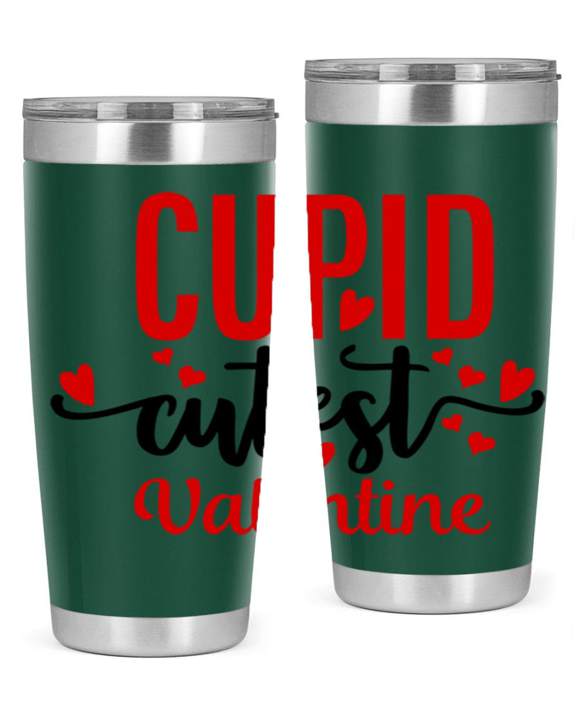 cupid cutest valentine 80#- valentines day- Tumbler