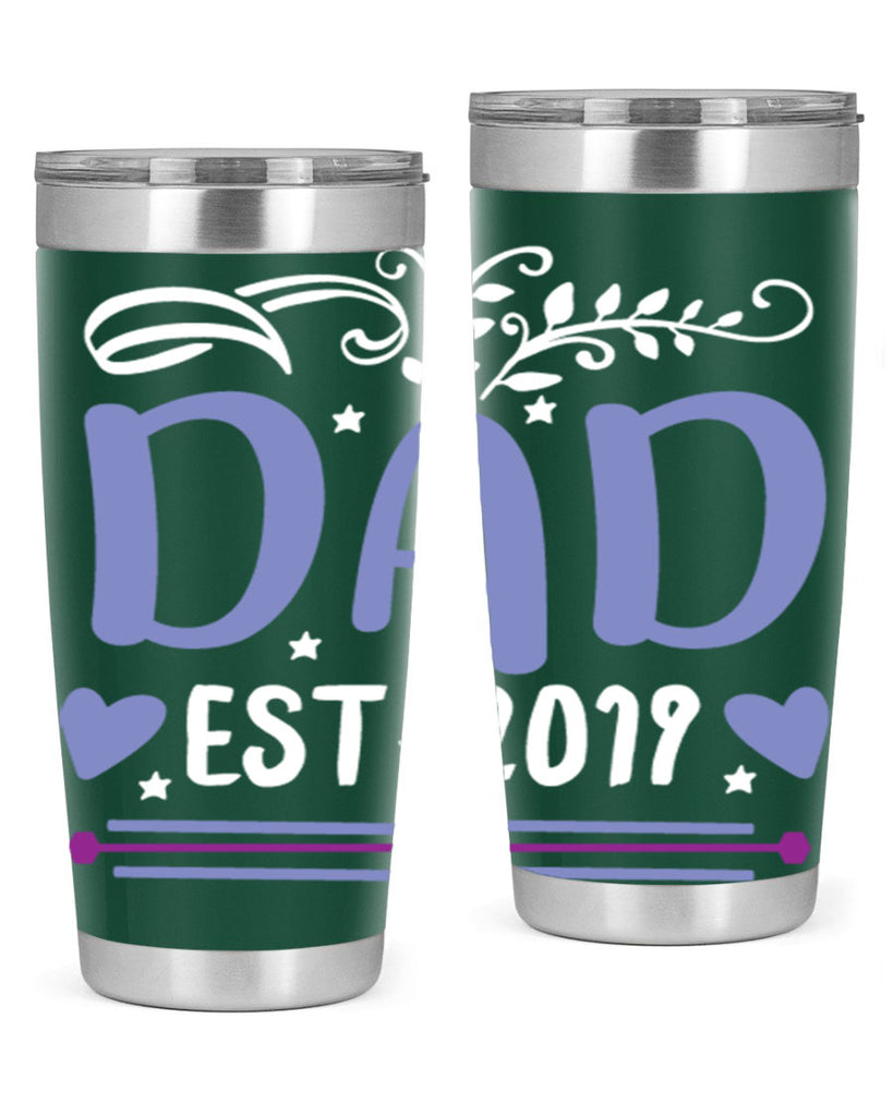 dad est 100#- fathers day- Tumbler