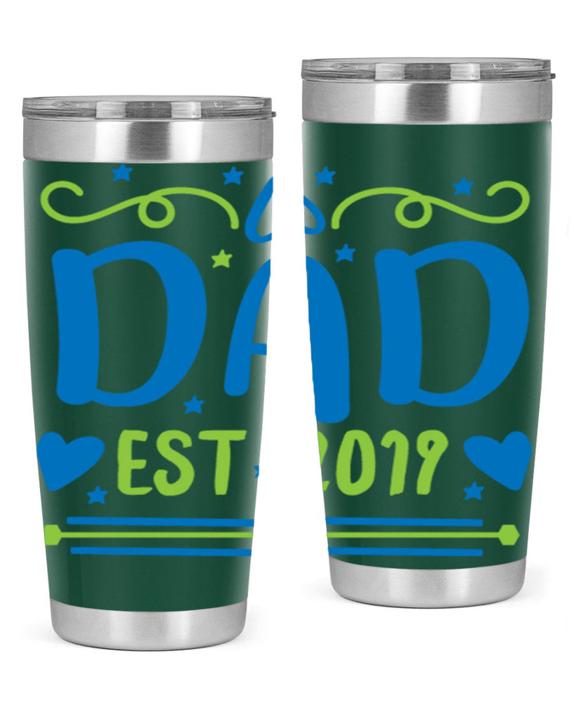 dad est 99#- fathers day- Tumbler