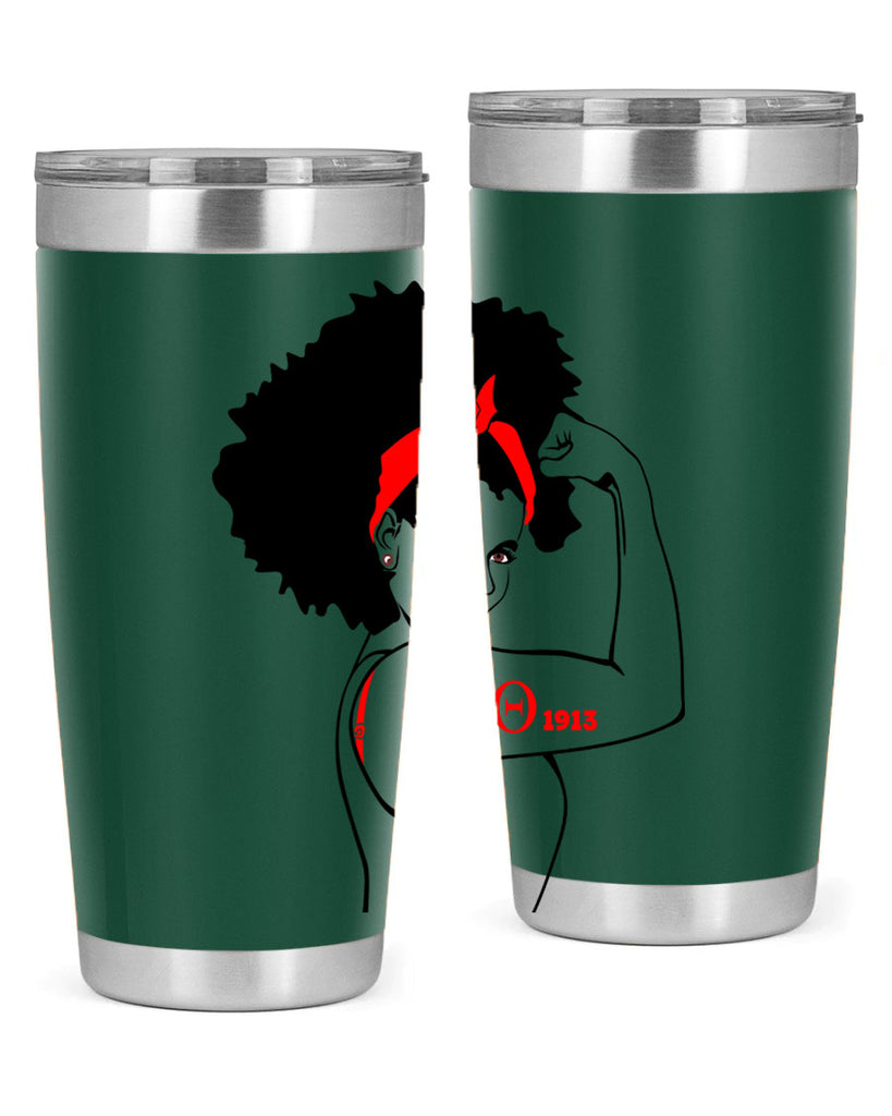 delta sigma theta 6#- black words phrases- Cotton Tank
