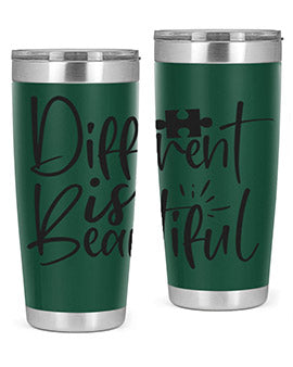 different is beautiful Style 12#- autism- Tumbler