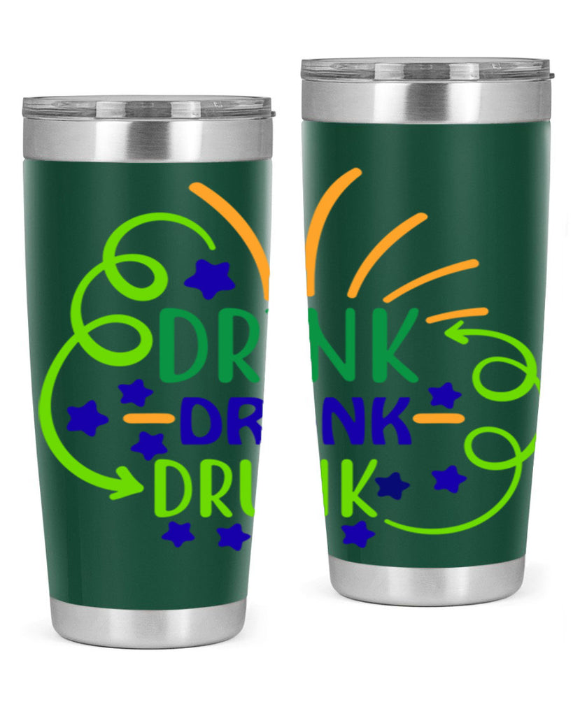 drink drank drunk 23#- mardi gras- Tumbler