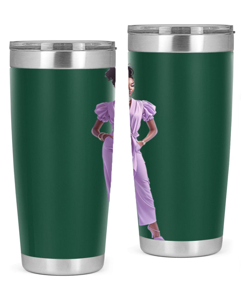 fashion girl in lavender 50#- fashion- Cotton Tank