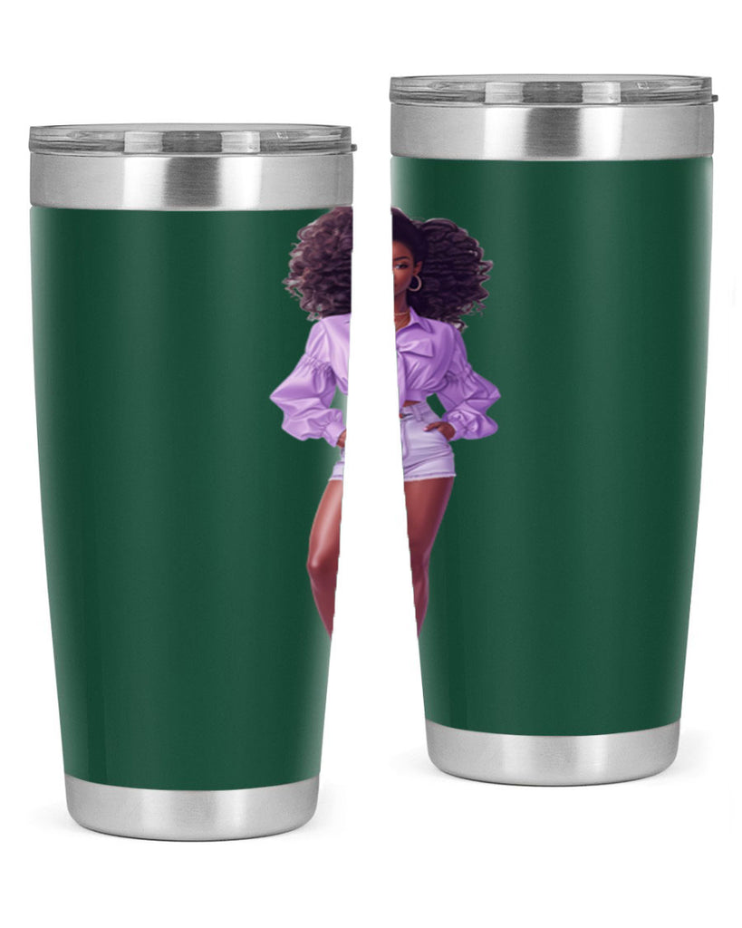 fashion girl in lavender 61#- fashion- Cotton Tank