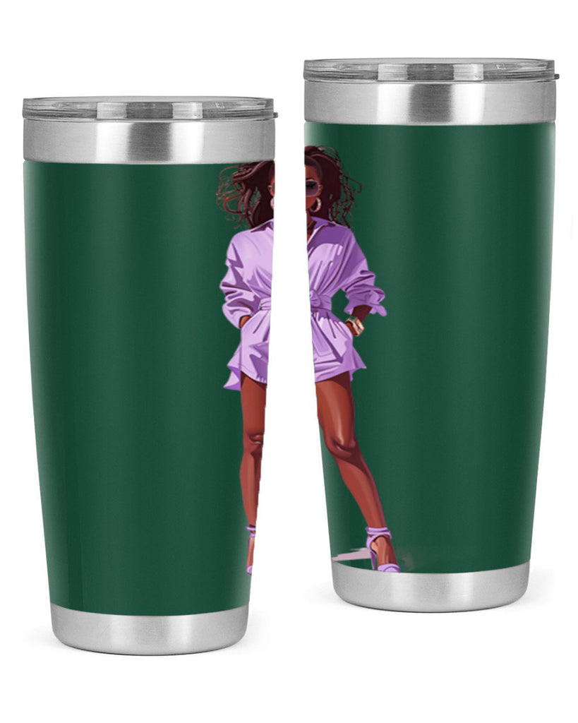 fashion girl in lavender 64#- fashion- Cotton Tank