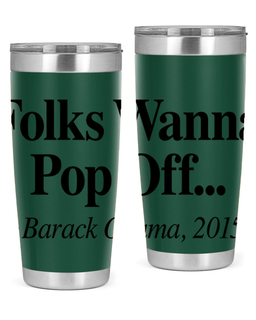 folks wanna pop off 151#- black words phrases- Cotton Tank