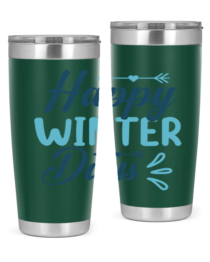 happy winter days 120#- winter- Tumbler