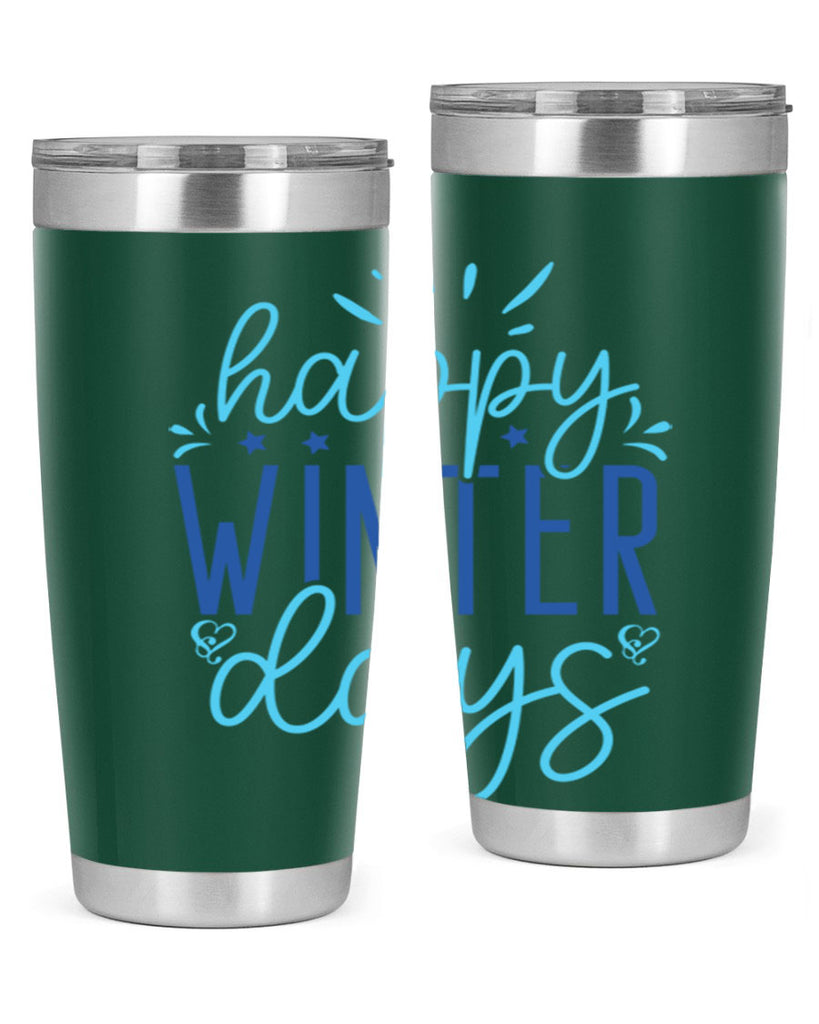 happy winter days 121#- winter- Tumbler
