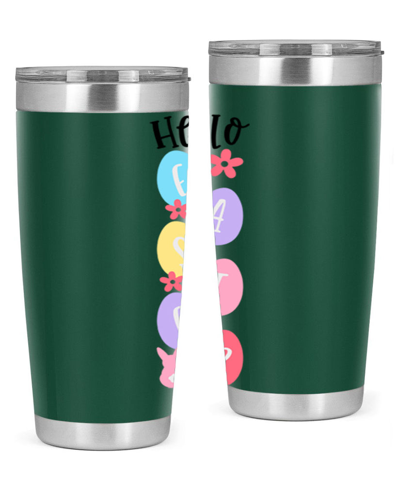 hello easter 32#- easter- Tumbler