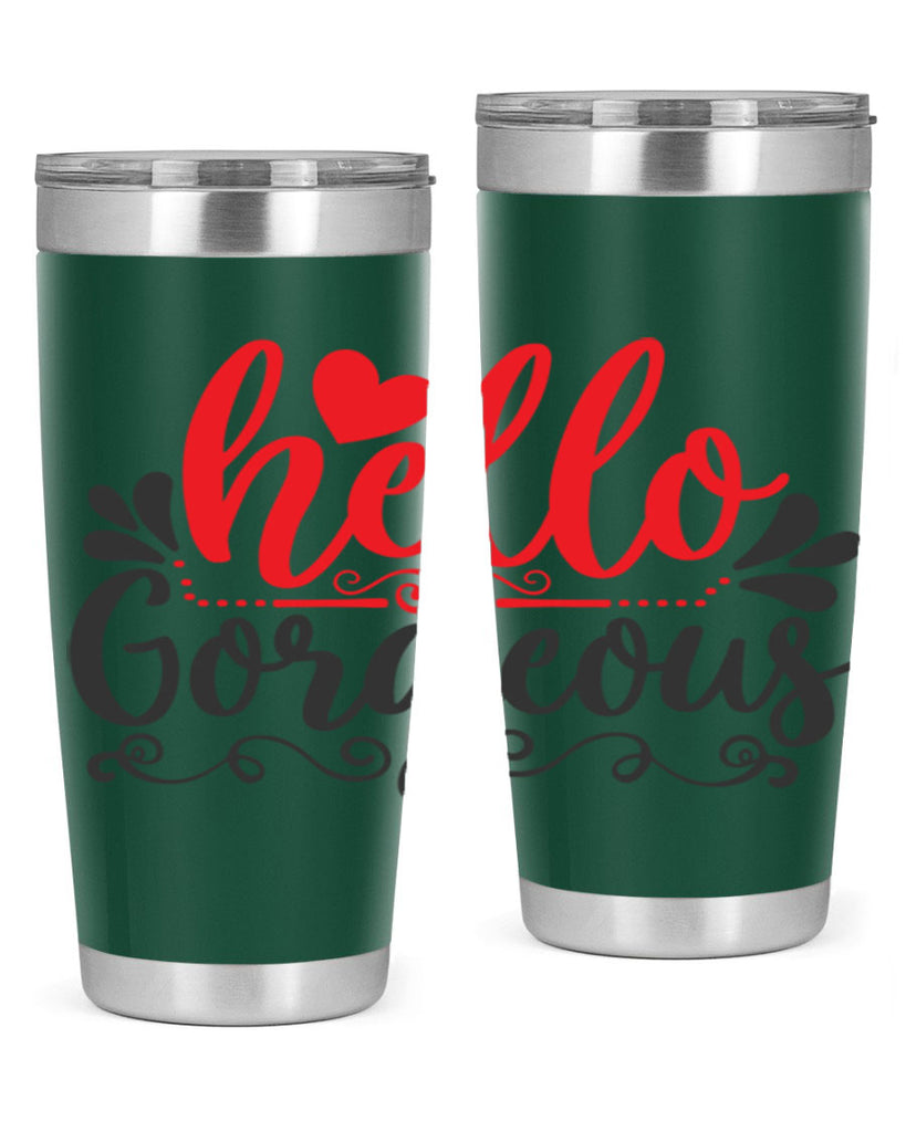 hello gorgeous Style 155#- make up- Tumbler