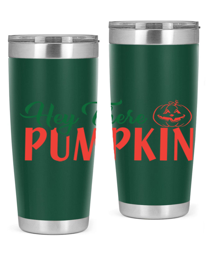 hey there pumpkin 305#- fall- Tumbler