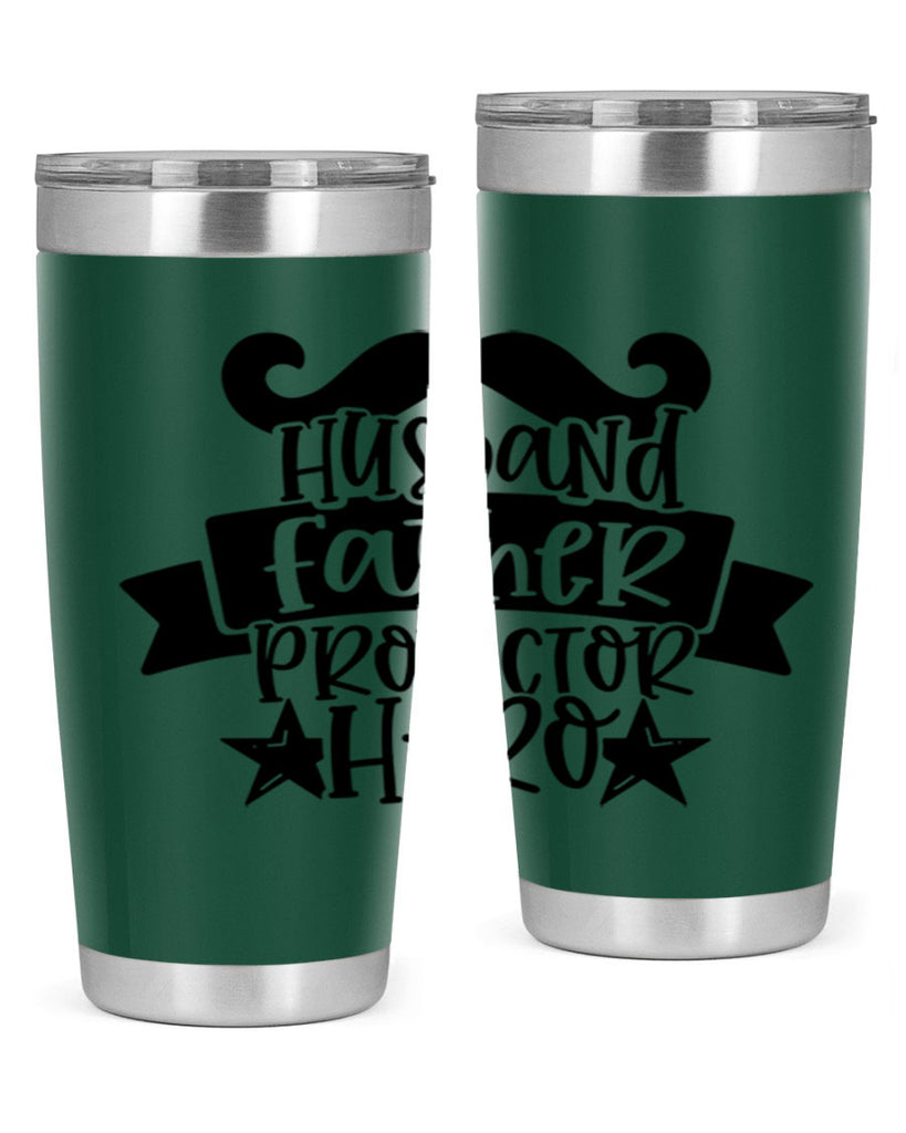 husband father protector hero 46#- fathers day- Tumbler