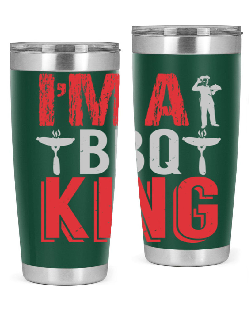 im a bbq king 34#- bbq- Tumbler