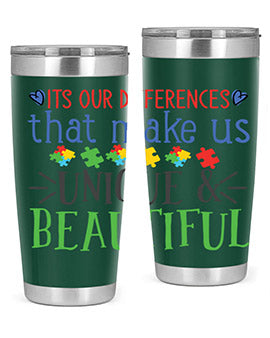 its our differences that make us unique beautiful Style 27#- autism- Tumbler
