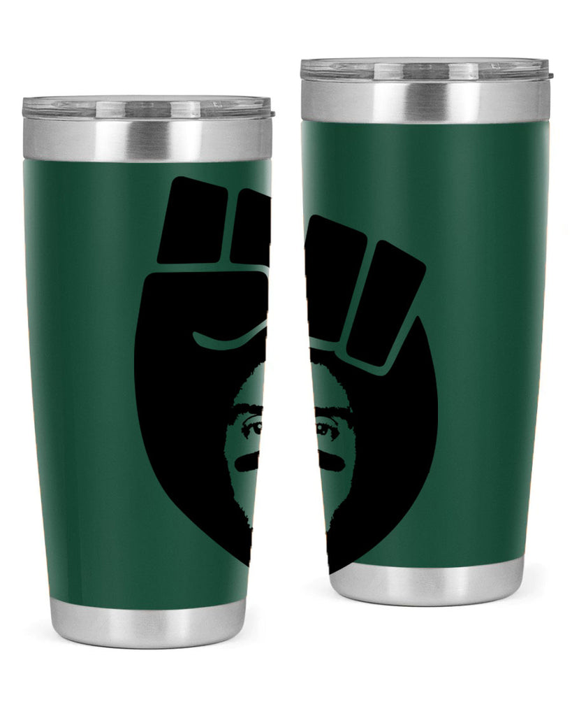 kaepernick fist hair 22#- black men - boys- tumbler