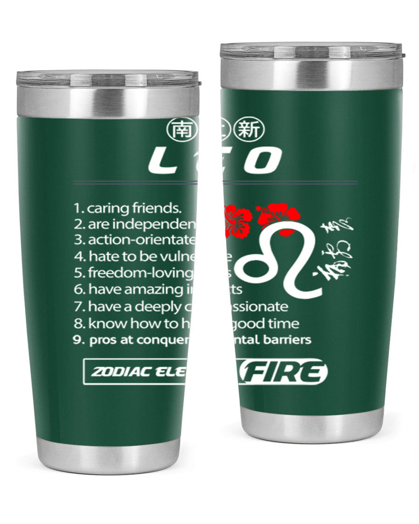 leo 307#- zodiac- Tumbler