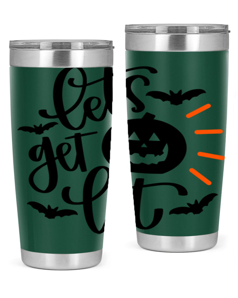 lets get lit 48#- halloween- Tumbler
