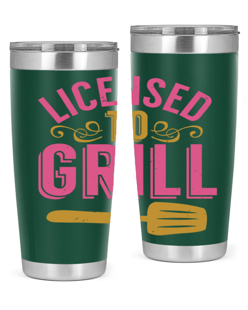 licensed to grill 24#- bbq- Tumbler