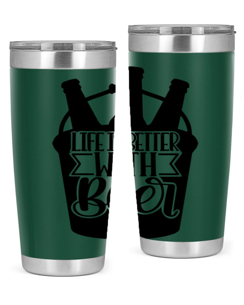 life is better with beer 27#- beer- Tumbler