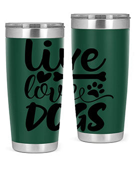 live love dogs Style 76#- dog- Tumbler