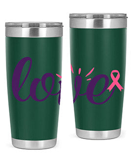 love Style 7#- breast cancer- Tumbler
