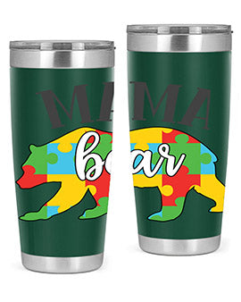 mama bear Style 32#- autism- Tumbler