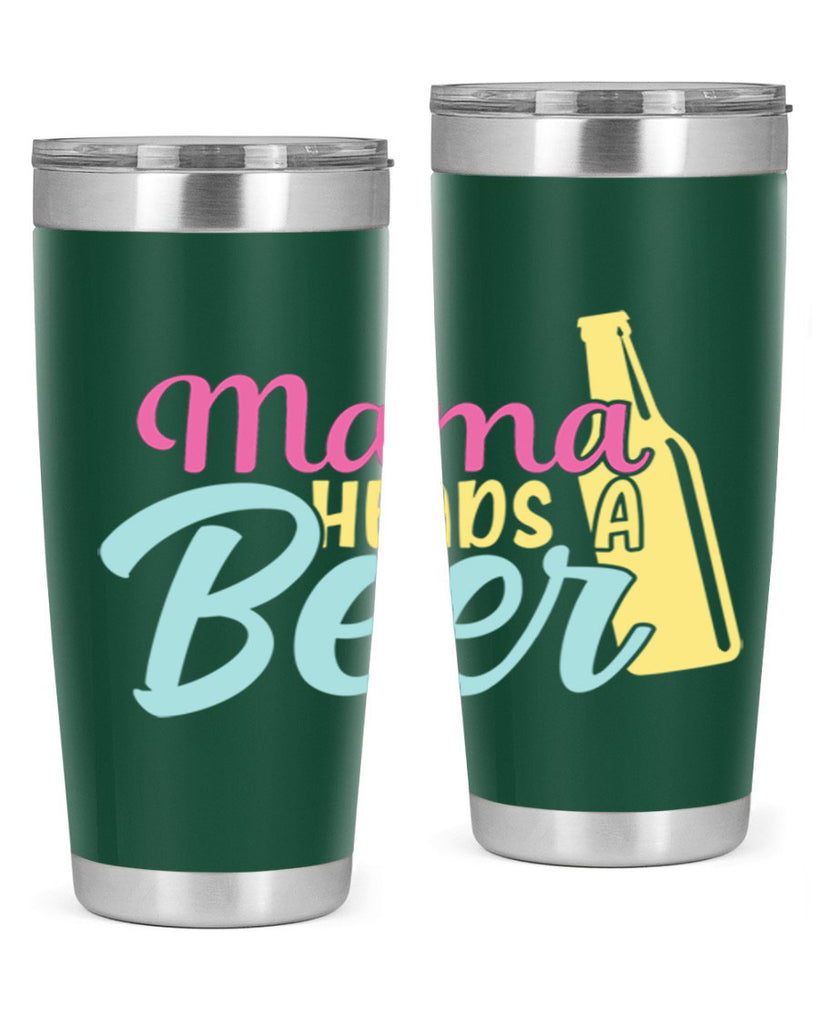 mama heads a beer 124#- beer- Tumbler