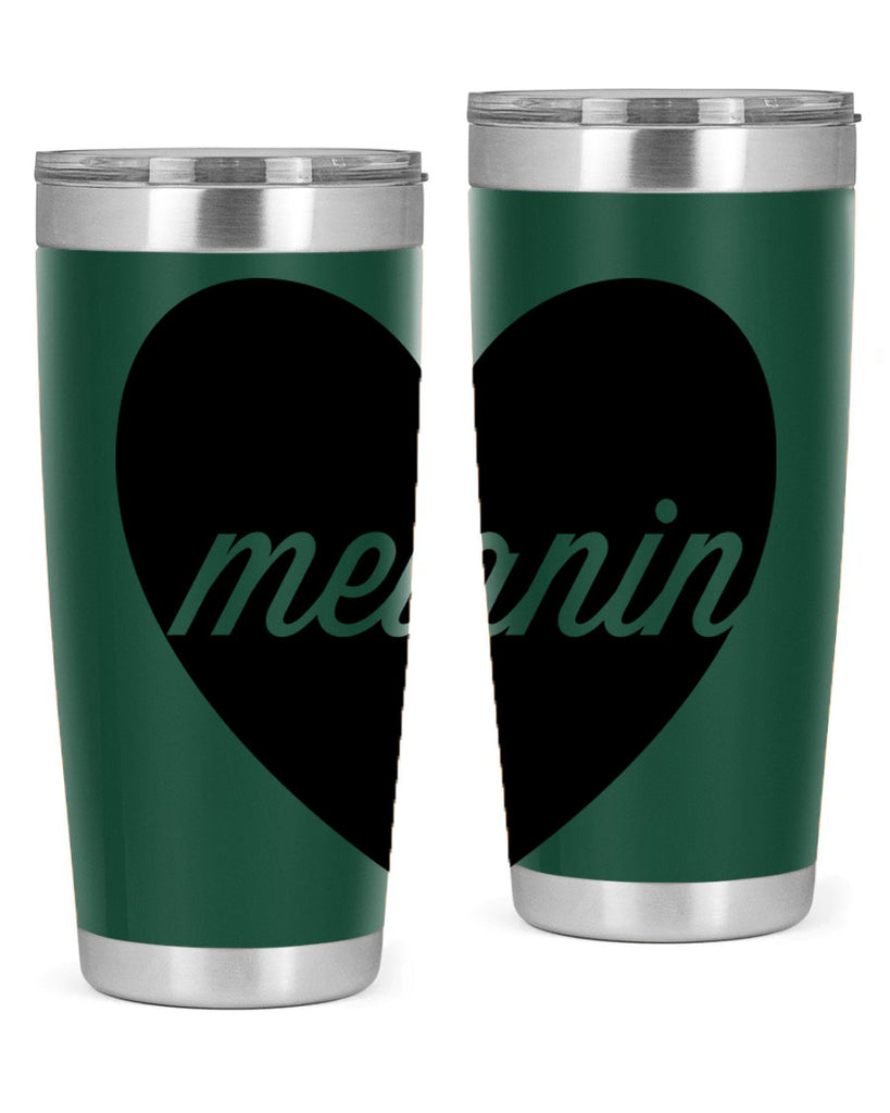 melanin loveheart 76#- black words phrases- Cotton Tank