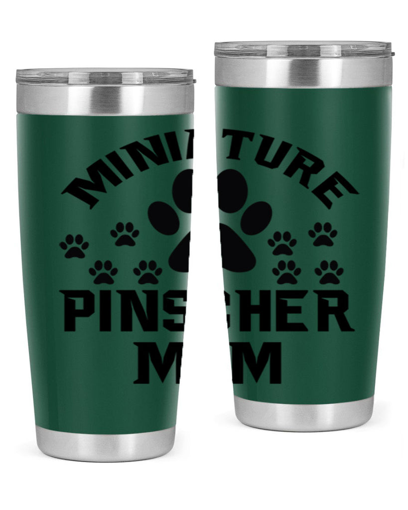 miniature pinscher mom 129#- mom- Tumbler