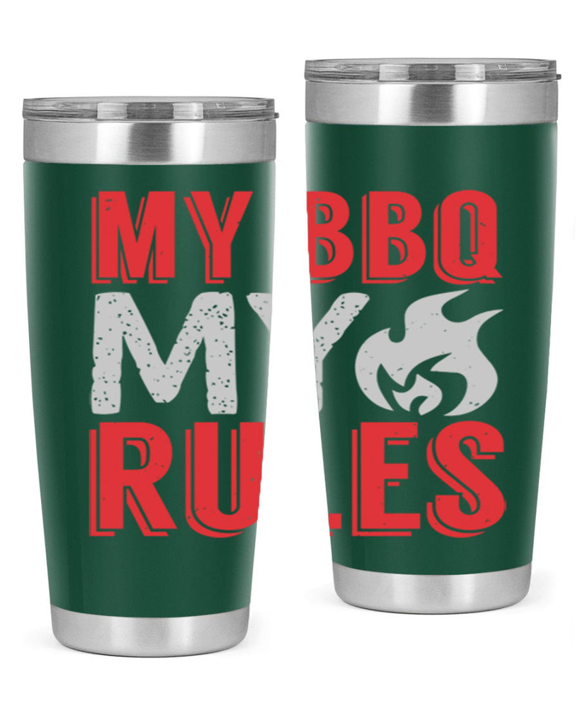 my bbq my rule 22#- bbq- Tumbler