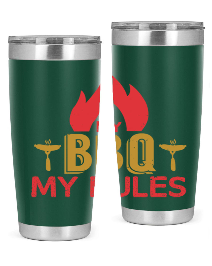 my bbq my ruless 21#- bbq- Tumbler