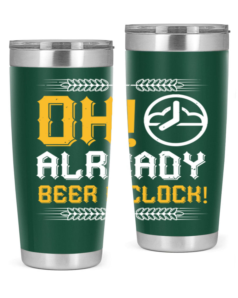 oh already beer oclock 54#- beer- Tumbler
